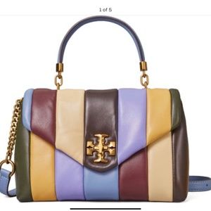Tory Burch Kira small quilted satchel multi NEW FINAL PRICE LAST CALL